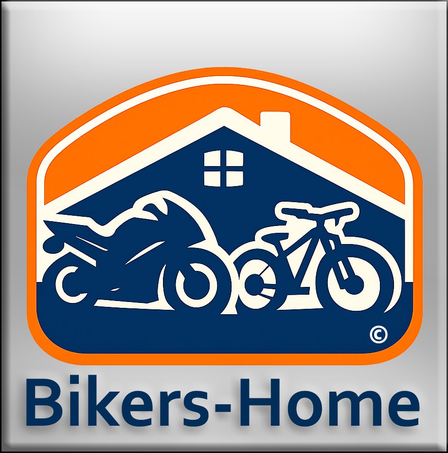 Bikers-Home – Motorrad und Fahrrad unter einem Dach